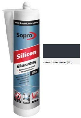 Sopro SILIKON SANITARNY- ciemnoniebieski, 310 ml