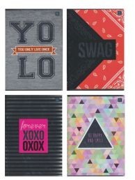 Zeszyt A5/60 kartek w kratkę Metallic FSC Mix Credit 5902277230249