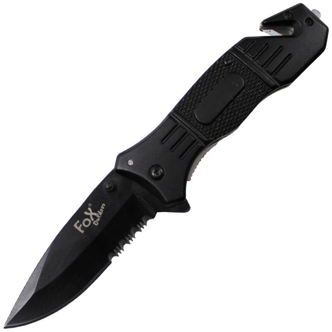 Fox Outdoor Nóż składany ratowniczy Black (45861) 45861