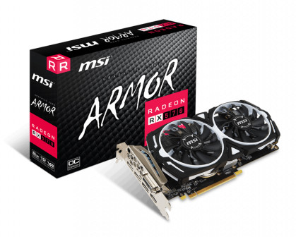 MSI Radeon RX 570 Armor 8G OC VR Ready