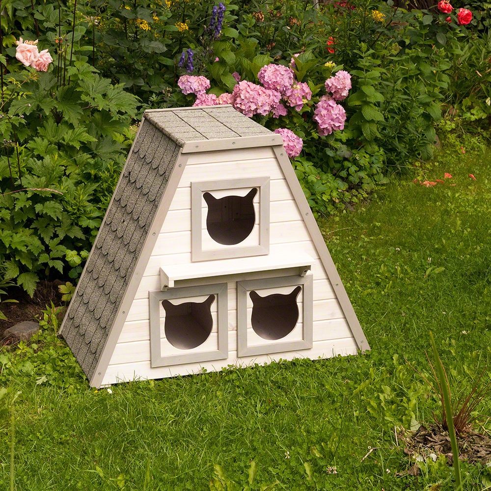 Domek dla kota Madeira D艂 x szer x wys. 90 x 50 x 75 cm