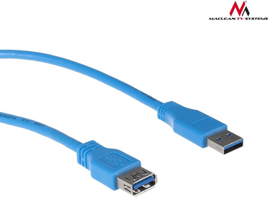 Фото - Кабель Maclean Przewód kabel USB 3.0 , AM-AF, wtyk-gniazdo, 3m, MCTV-585 