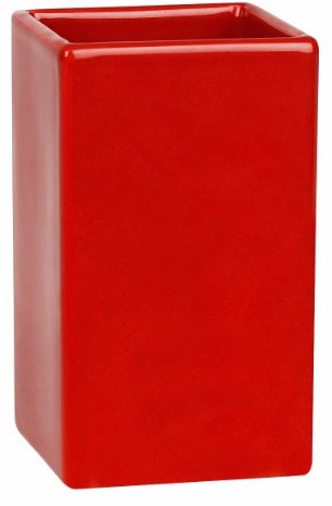 Spirella Quadro Red zębów kubek 10.13645