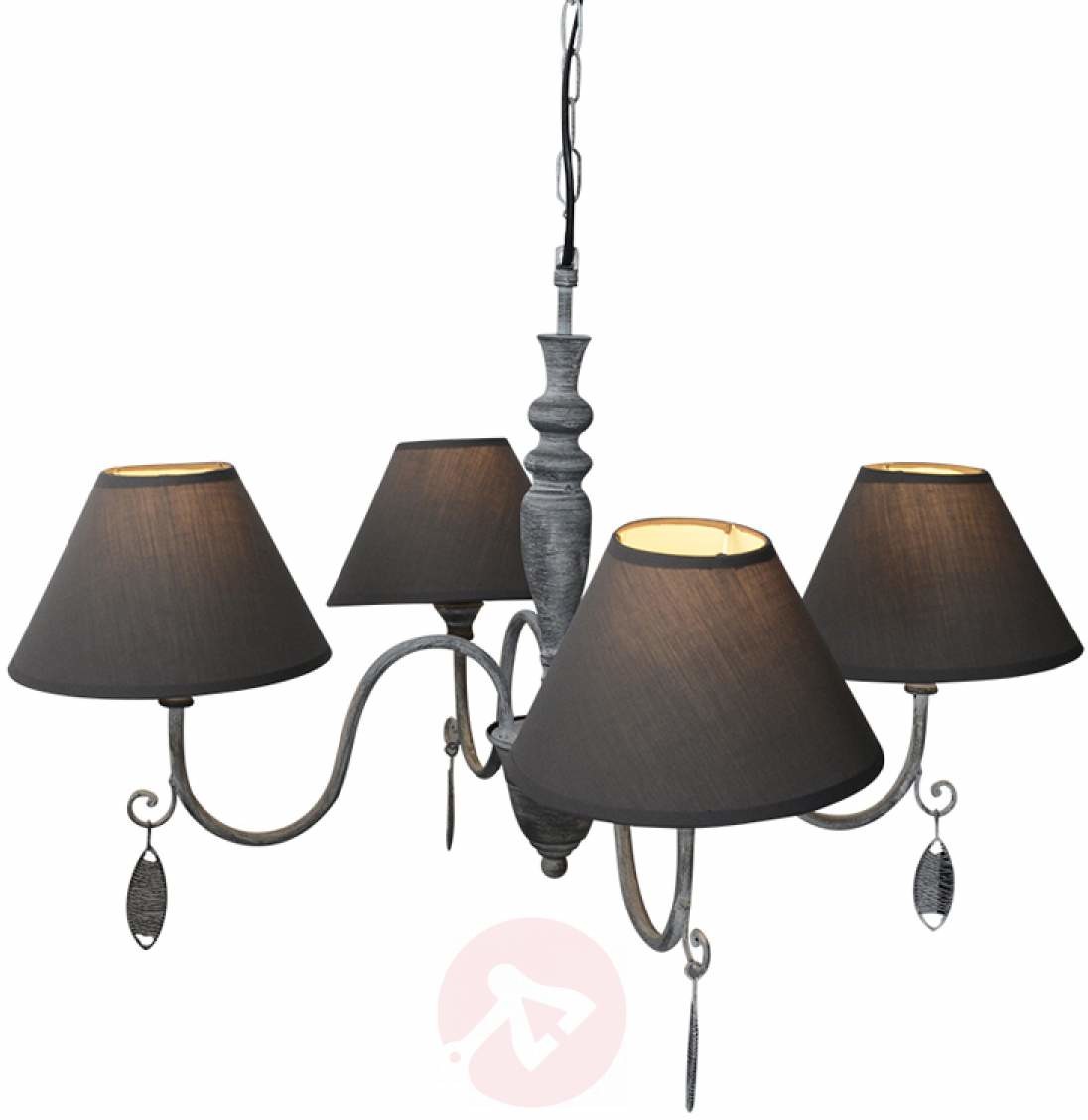 Näve Kolor antyczny szary lampa wisząca Susana