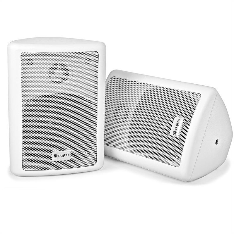 Skytec 2-drożna kolumna stereo Para 75 W maks z materiałem montażowym biała Sky-100.016
