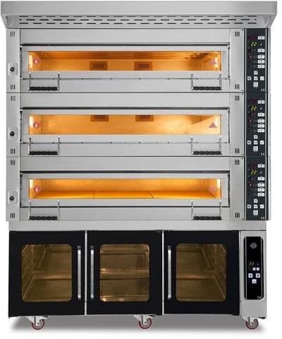 Resto Quality Piec piekarniczy modułowy 3-komorowy | elektryczny | 34,5 kW | 400V | 1660x1020x2050 | MT/1200/2 MT/1200/2
