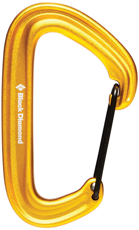 Black Diamond Litewire Karabinek, yellow 2021 Karabinki niezakręcane BD2102347003ALL1