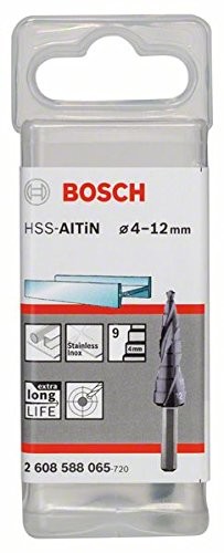 Bosch Professional Bosch Pro wiertła stopniowego powierzchnie z 3-trzonkiem ( 4  12 MM) 2608588065
