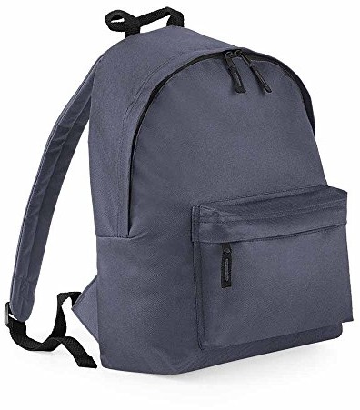 BagBase BagBase Unisex's BG125FUGP oryginalny modny plecak, fuksja/grafitowy szary, średni BG125FUGP