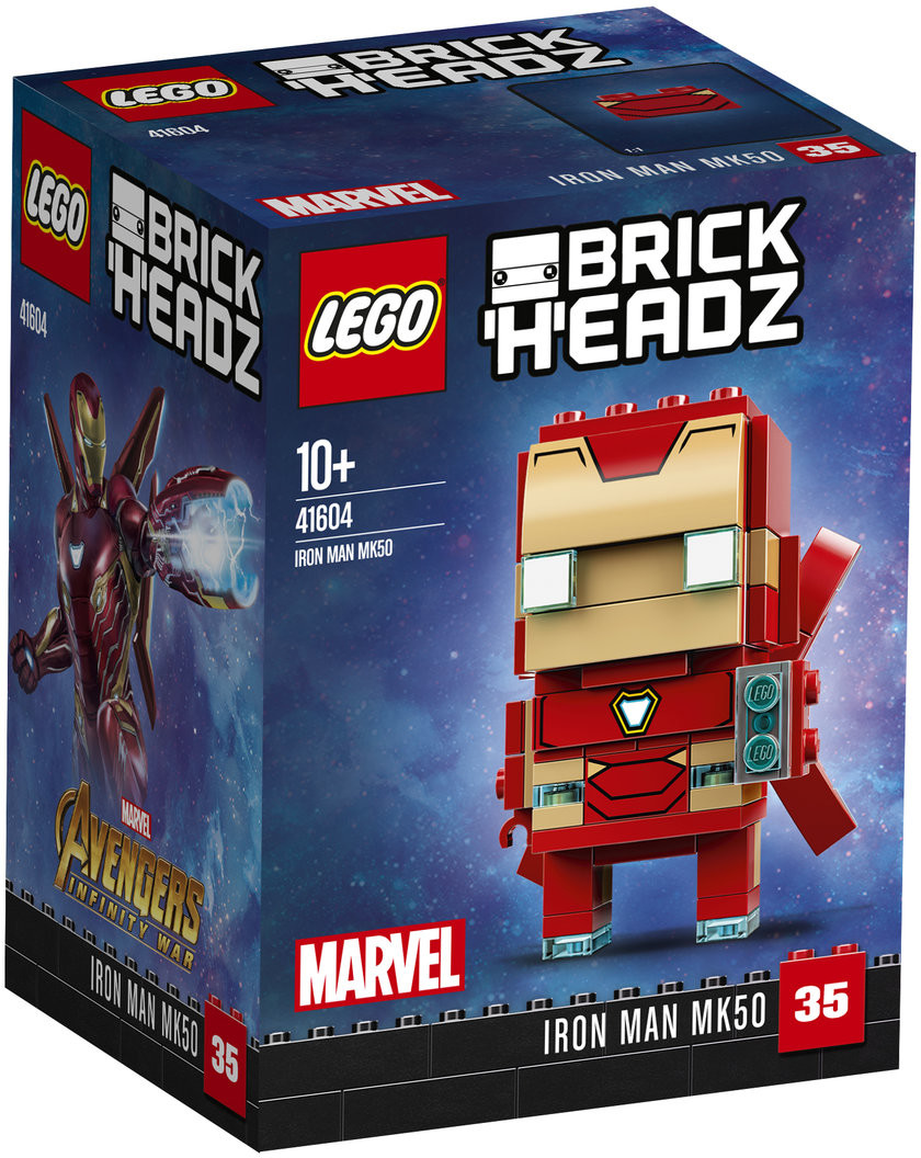 LEGO BRICK HEADZ Iron Man MK50 p6 41604