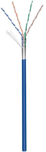 Wentronic Cat5e FTP Cross Over kabel sieciowy 100 m, niebieski 4040849932656