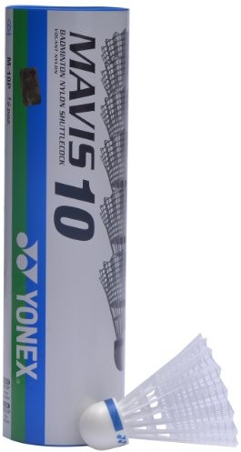 Yonex Spring piłki Mavis 10, biały YNX_Mavis 10 Blue Cap_WHE