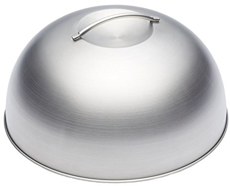 Kitchencraft -pokrywka do sera topienia/do gotowania na parze burger, Master Class, metaliczna, 22,5 cm MCMDOME