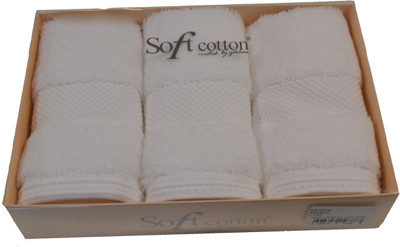 Soft Cotton Zestaw podarunkowy małych ręczników DELUXE Biały Zestaw podarunkowy małych ręczników DELUXE Biały