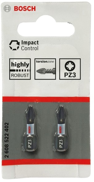 Bosch Bity PZ3 25 mm 2 szt. 2608522402