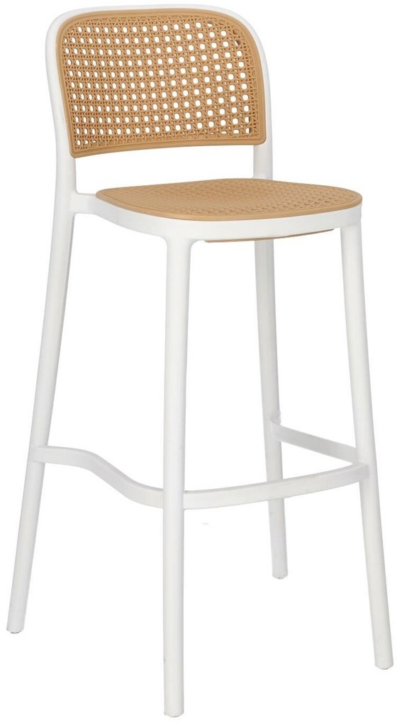 Intesi Krzesło barowe Antonio białe