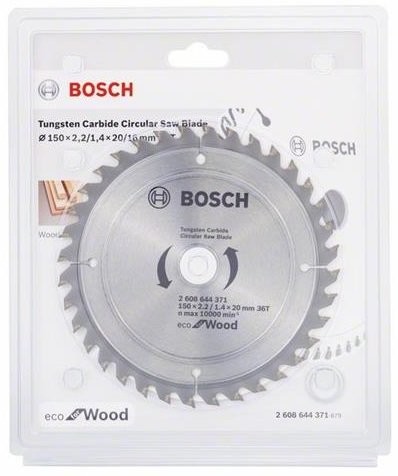 Bosch BOSCH_elektonarzedzia BOSCH_elektonarzedzia Piła tarczowa ECO for Wood 150x2.2/1.4x20 36T