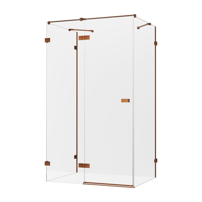 New Trendy 80x120 cm Avexa Copper Brushed EXK-3695 przyścienna lewa