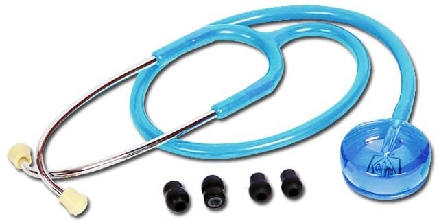 GIMA DESIGN STETHO - transparent light blue Stetoskop pielęgniarski TOW006805
