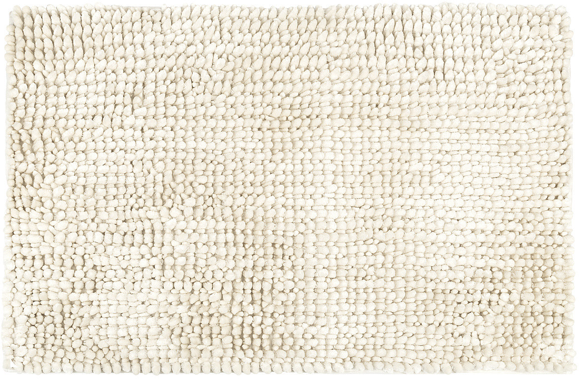 Mata łazienkowa Ella micro biała, 50 x 80 cm, 50 x 80 cm