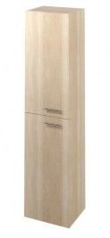 Aqualine ZOJA/KERAMIA FRESH szafka wysoka 30x140x25cm, dąb platin 51157