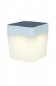 Cube Zewnętrzne Lampa stojąca solarna przenośna LED ogrodowa Table 1 biała 6908001331