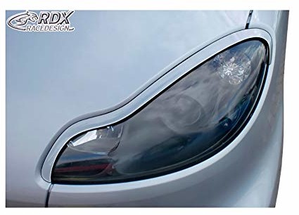 RDX Racedesign Osłony reflektorów Smart ForTwo Coupe & Cabrio C451 2007-2014 (ABS) RDSB112