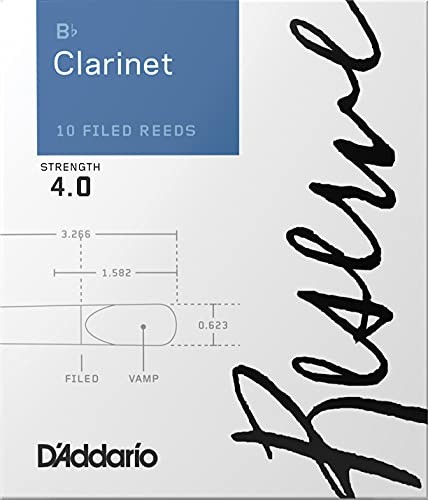 Rico D'Addario DCR1040 Strength 4.0 Reerve Bb klarnetu (10 szt.) DCR1040