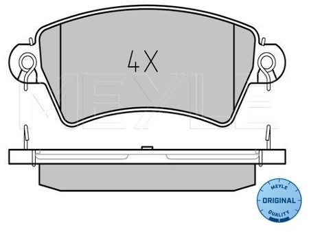 Wulf Gaertner Autoparts Zestaw klocków hamulcowych, hamulce tarczowe Wulf Gaertner Autoparts 025 233 9617