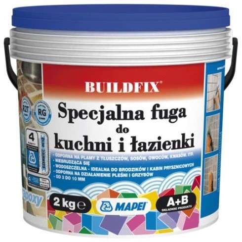 Mapei Buildfix Zaprawa Buildfix do kuchni i łazienki 120 czarna 2 kg 4512003CD
