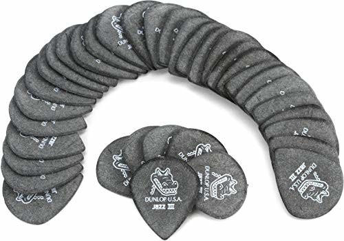 Dunlop Jim Jim Picks - Gator Grip Jazz III 1,40 mm - torba do napełniania 36, 571R140 571R140