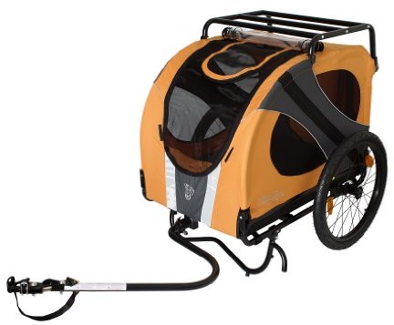 DoggyRide doggyride, novel10 (linka, Pet matowa, stojak z), luksusowy Bike, carier, Trailer dachowy przeznaczony do/zwierzęcy pies.