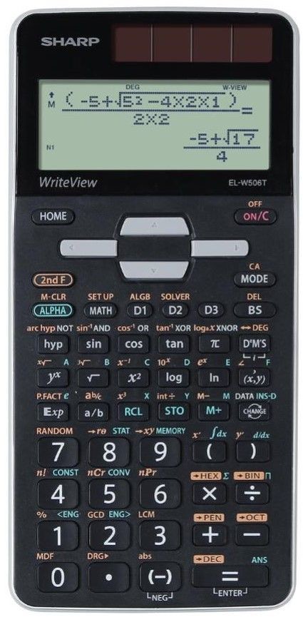 Zdjęcia - Kalkulator Sharp EL-W506TGY SCIENTIFIC CALCULATOR 640 FUNCTIONS 