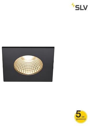 Spotline PATTA I kwadratowa czarna 1800/3000K SLV