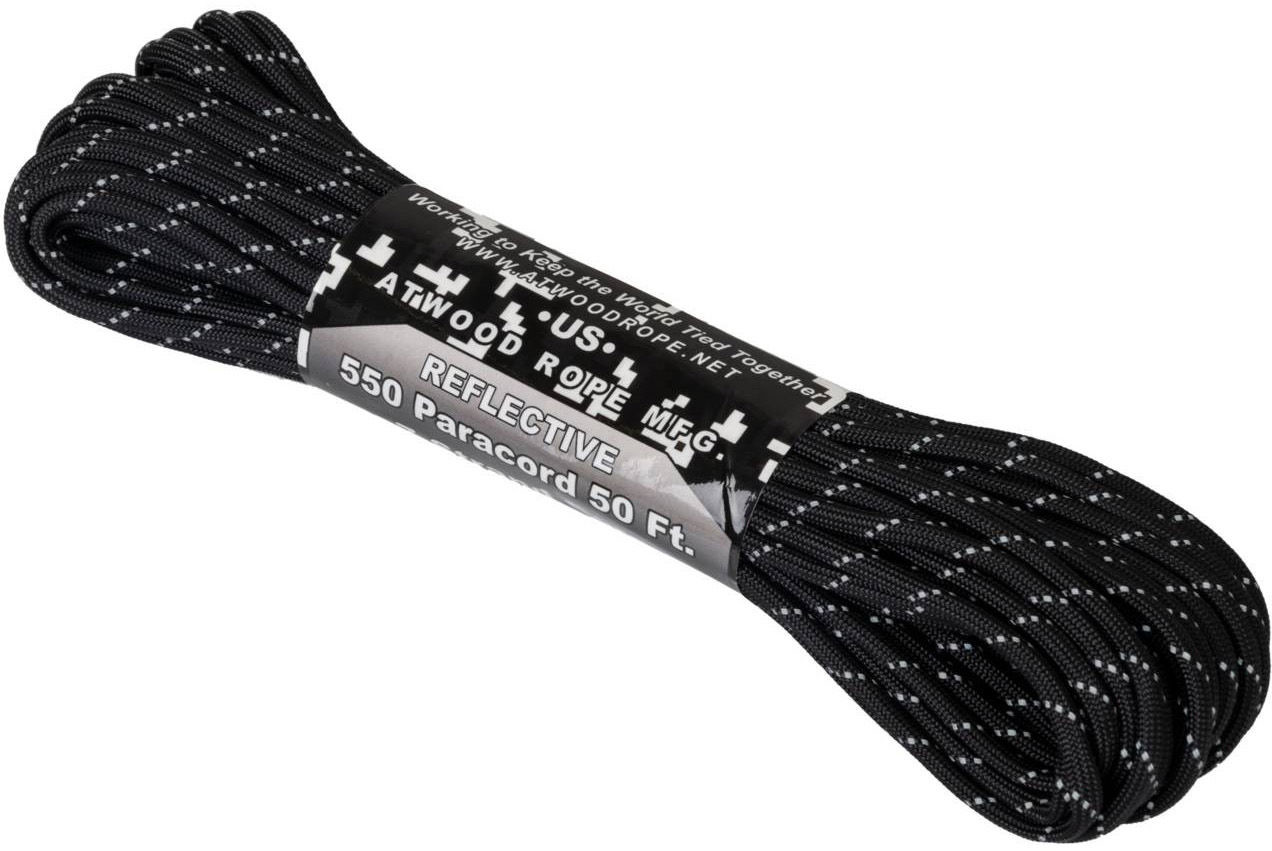 Helikon Linka Paracord 550 Reflective Black 15 m (CD-PR5-NL-01) H CD-PR5-NL-01