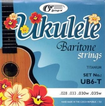 Gorstrings UB6-T Titan Struny do Ukulele Barytonowego Gratis Prezent od Kup Instrument! UB6-T