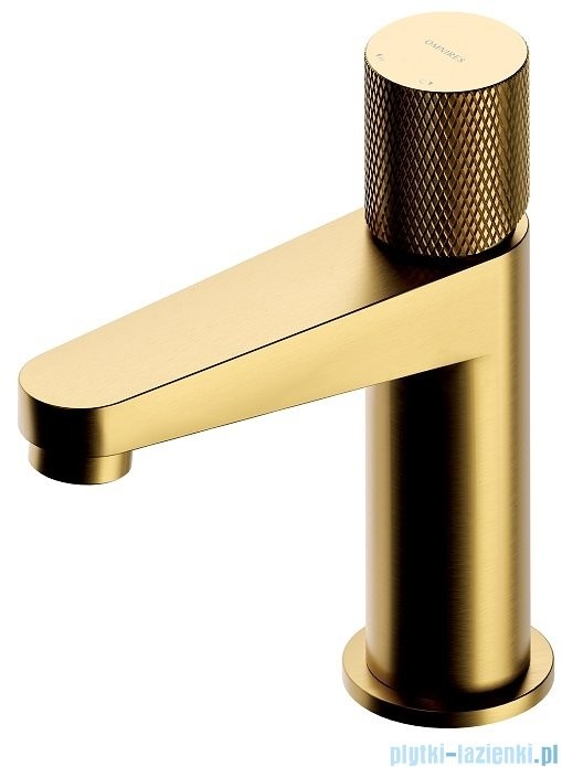 Omnires Contour bateria umywalkowa złoto szczotkowane CT8010GLB