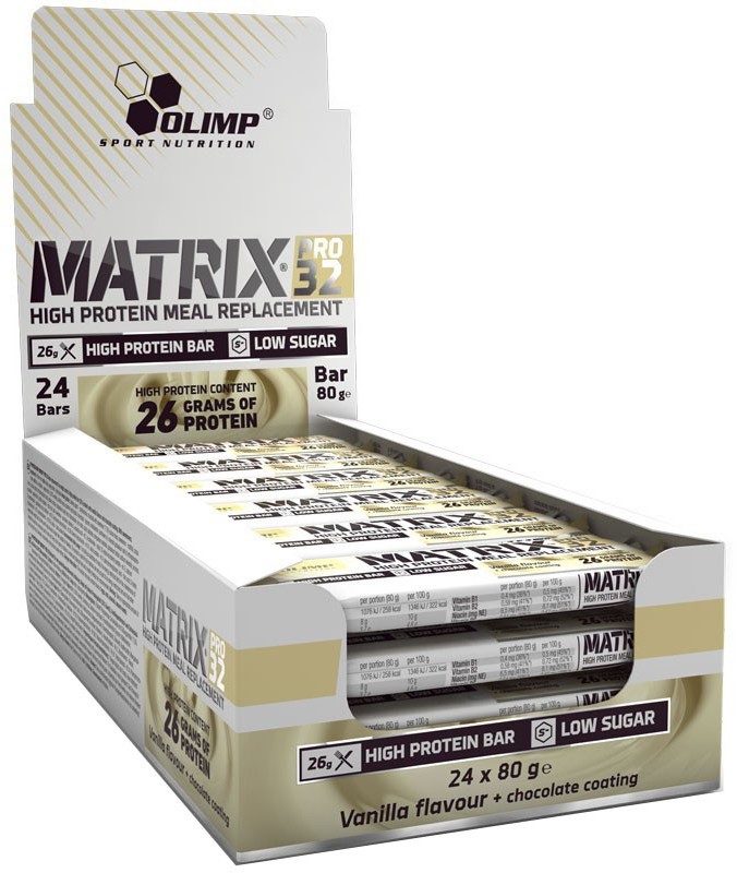 Olimp Matrix Pro 32 80g BATON BIAŁKOWY