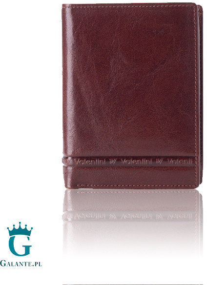 Valentini Brązowy portfel męski 152-265 RFID 152-265