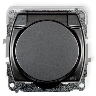 Karlik Mechanizm gniazda bryzgoszczelnego 2P+Z SCHUKO TREND 11GPB-1S