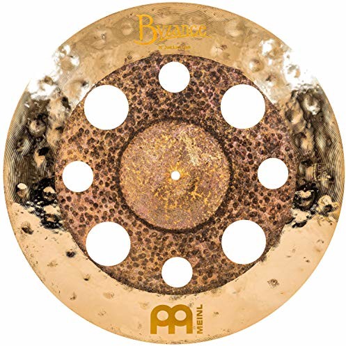 Meinl Cymbals Meinl Cymbals Byzance 50 cm podwójny wypadek na śmieci z otworami - Wykonano w Turcji - ręcznie młotkowany brąz B20, 2-letnia gwarancja, B20DUTRC B20DUTRC