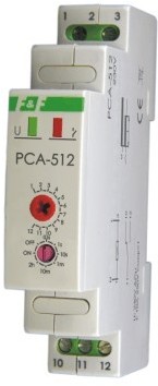 F&F Przekaźnik czasowy jednofunkcyjny PCA-512 UNI 12-264V AC/DC PCA512UNI