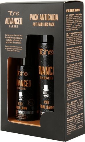 Tahe advanced barber Tahe Advanced Barber Anticaida Hair Loss szampon 300ml + lotion 125ml przeciw wypadaniu włosów TA/12091134