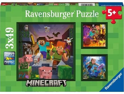 Ravensburger Puzzle Minecraft 5621 147 elementów)