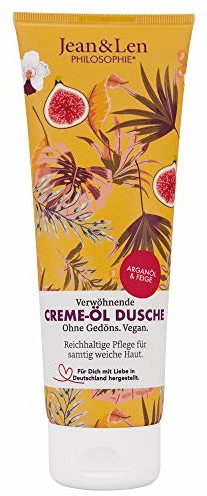 Jean & Len rozpieszczający olejek kremowy pod prysznic olejek arganowy/fig, 250 ml