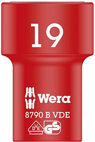 Wera 05004963001 8790 B VDE klucz nasadowy, izolowane, Zyklop z napędem 3/8