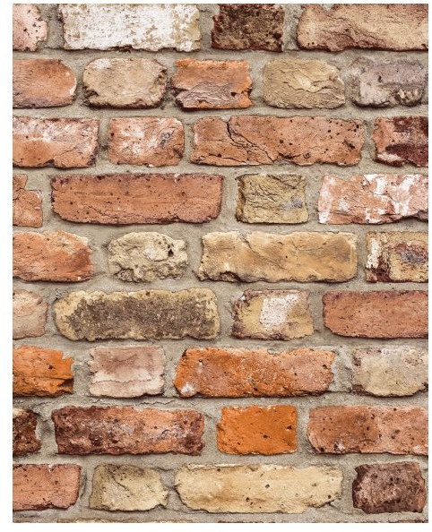 Tapeta flizelinowa Rusty Brick czerwona FC2502