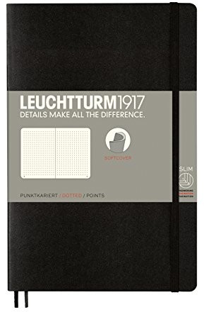 Leuchtturm 1917 notatnik Soft Cover paperback, czarny 358291