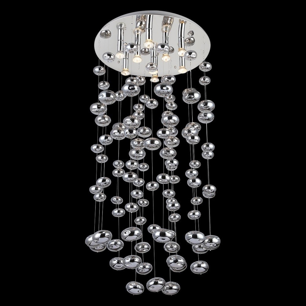 Luxera 46118 - Żyrandol na lince AMARILLO 9xGU10/50W/230V