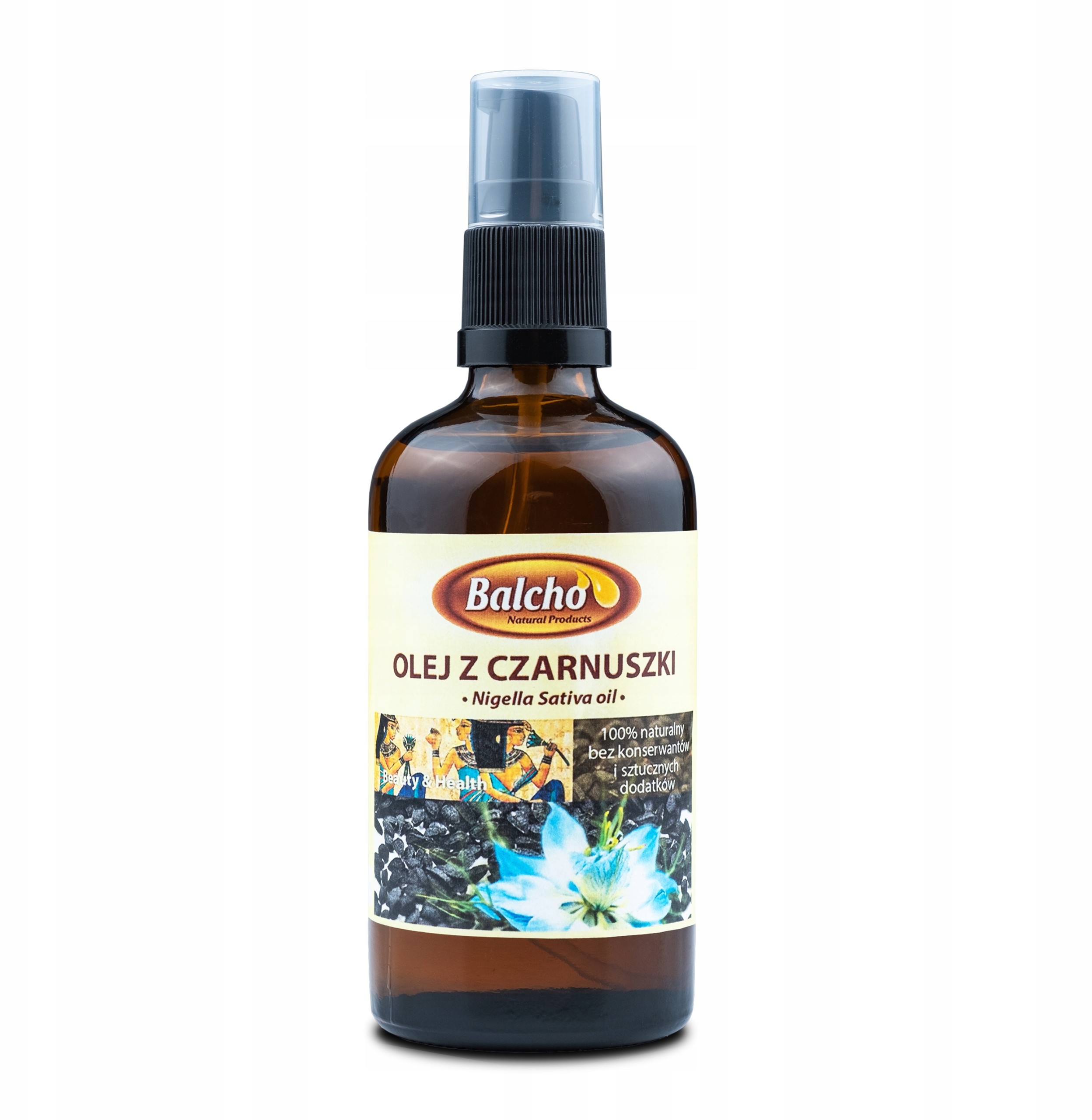 Olej z czarnuszki Balcho 100ml zimnotł. Dozownik!